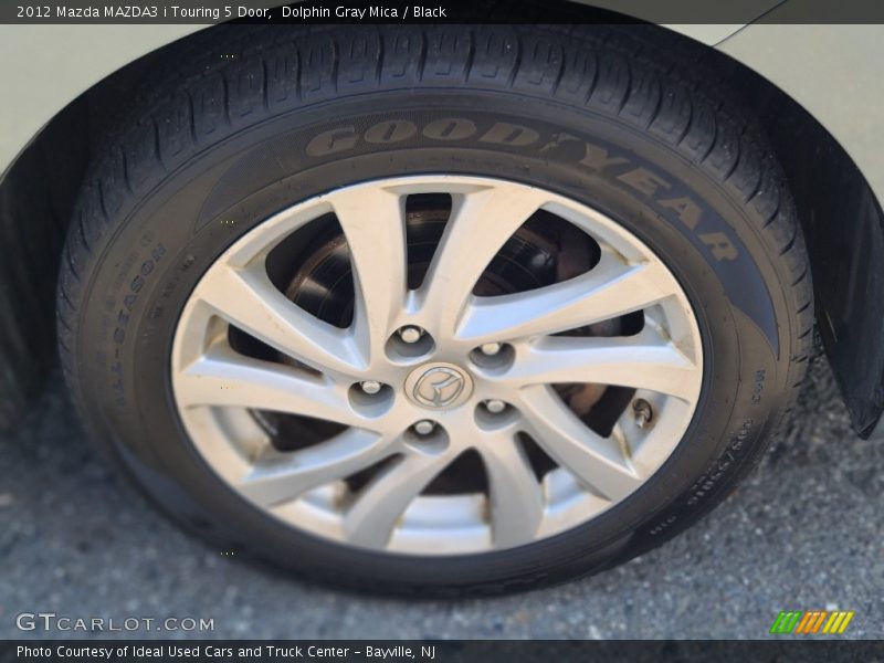 Dolphin Gray Mica / Black 2012 Mazda MAZDA3 i Touring 5 Door