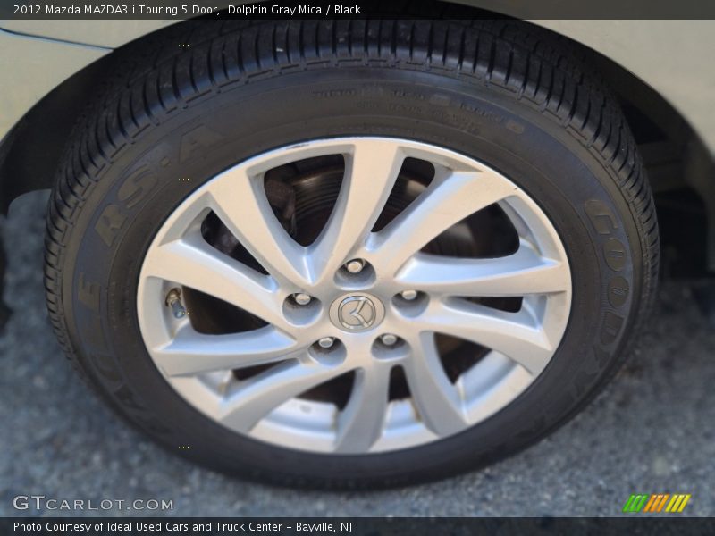Dolphin Gray Mica / Black 2012 Mazda MAZDA3 i Touring 5 Door