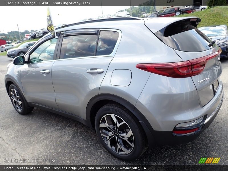 Sparkling Silver / Black 2022 Kia Sportage EX AWD
