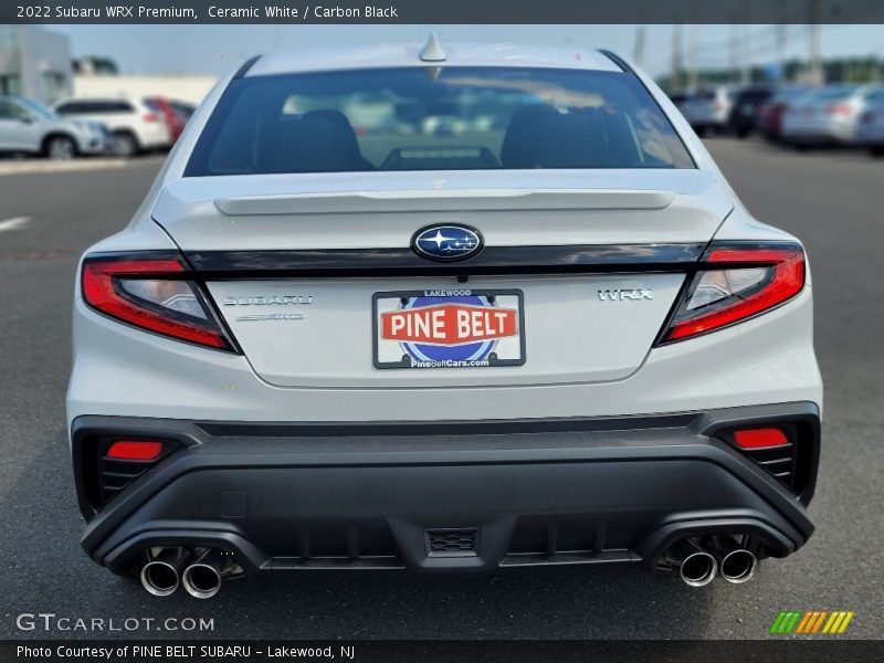 Exhaust of 2022 WRX Premium