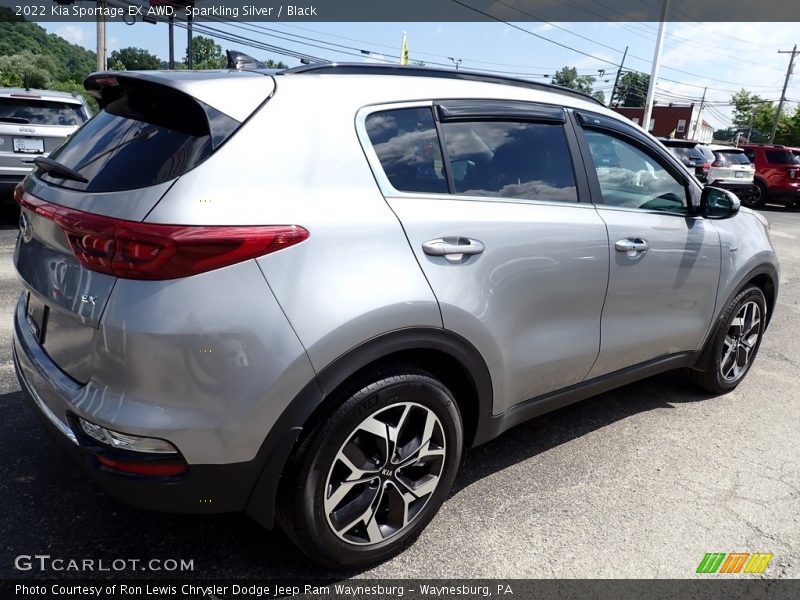 Sparkling Silver / Black 2022 Kia Sportage EX AWD