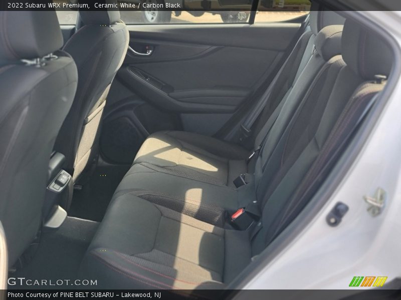 Rear Seat of 2022 WRX Premium