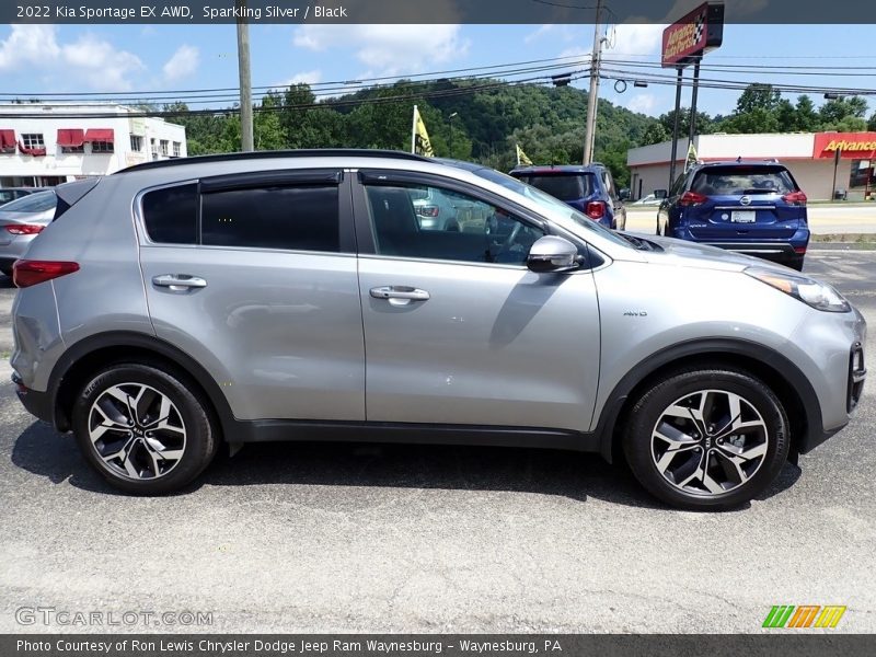 Sparkling Silver / Black 2022 Kia Sportage EX AWD