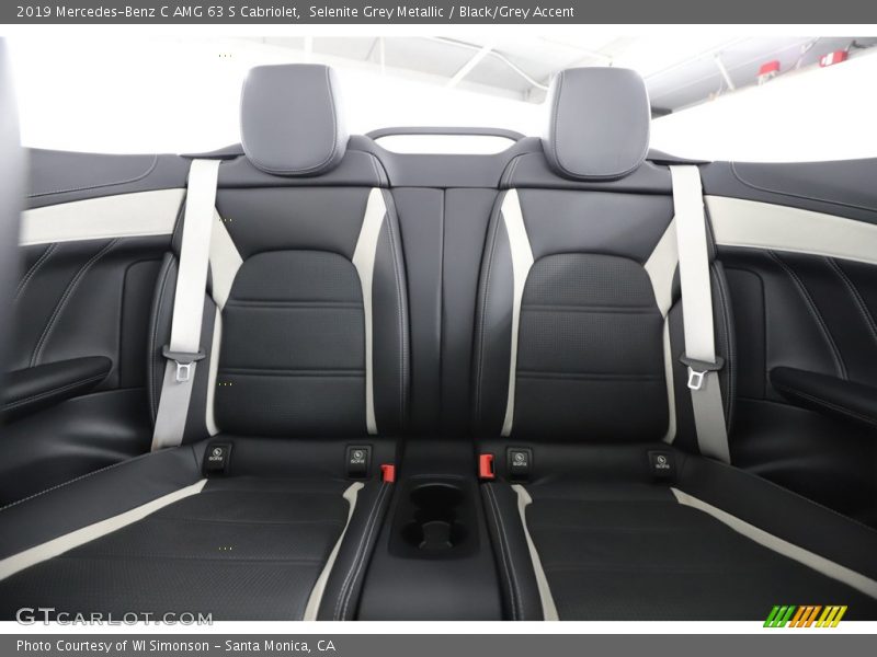Rear Seat of 2019 C AMG 63 S Cabriolet
