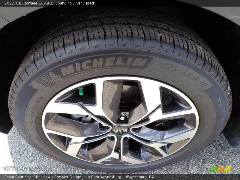 Sparkling Silver / Black 2022 Kia Sportage EX AWD
