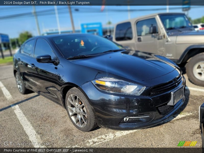 Pitch Black / Black/Light Tungsten 2014 Dodge Dart SXT