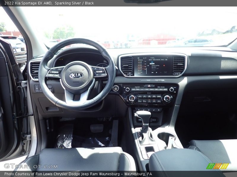 Sparkling Silver / Black 2022 Kia Sportage EX AWD