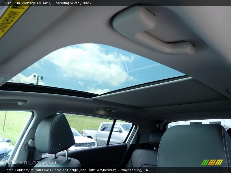 Sparkling Silver / Black 2022 Kia Sportage EX AWD