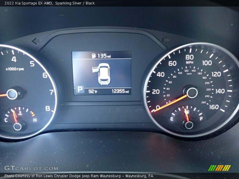 Sparkling Silver / Black 2022 Kia Sportage EX AWD