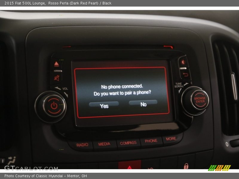 Controls of 2015 500L Lounge