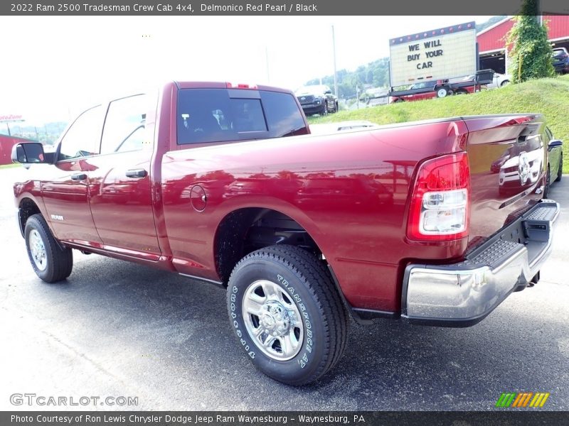 Delmonico Red Pearl / Black 2022 Ram 2500 Tradesman Crew Cab 4x4