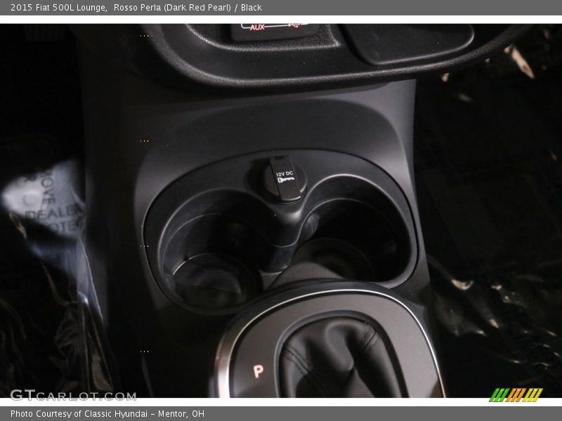 Rosso Perla (Dark Red Pearl) / Black 2015 Fiat 500L Lounge