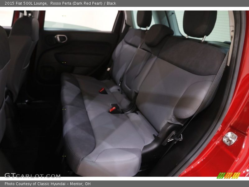 Rosso Perla (Dark Red Pearl) / Black 2015 Fiat 500L Lounge