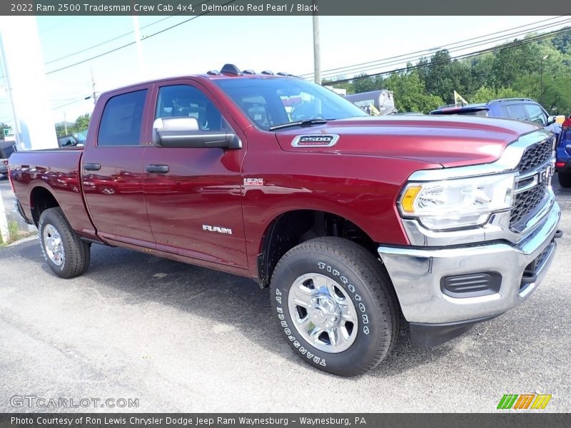Delmonico Red Pearl / Black 2022 Ram 2500 Tradesman Crew Cab 4x4