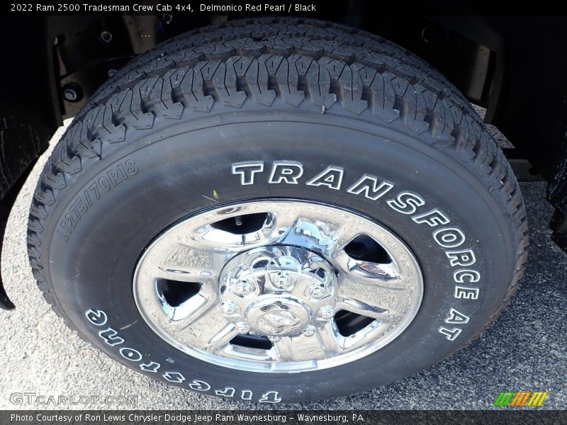 Delmonico Red Pearl / Black 2022 Ram 2500 Tradesman Crew Cab 4x4