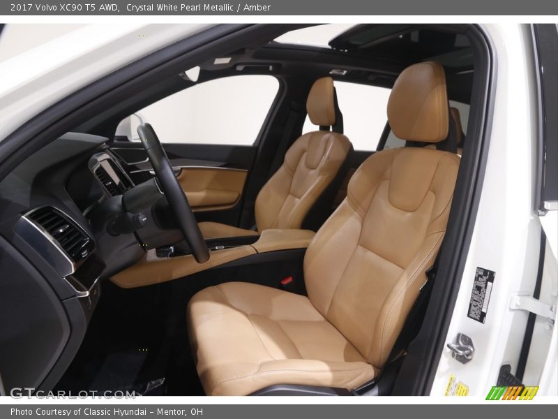  2017 XC90 T5 AWD Amber Interior