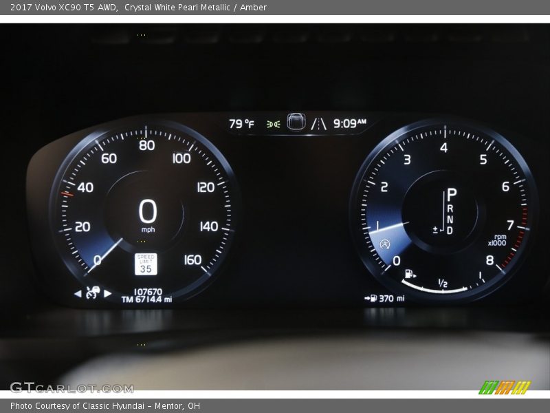  2017 XC90 T5 AWD T5 AWD Gauges
