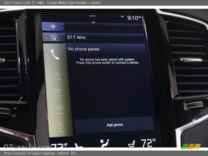 Controls of 2017 XC90 T5 AWD