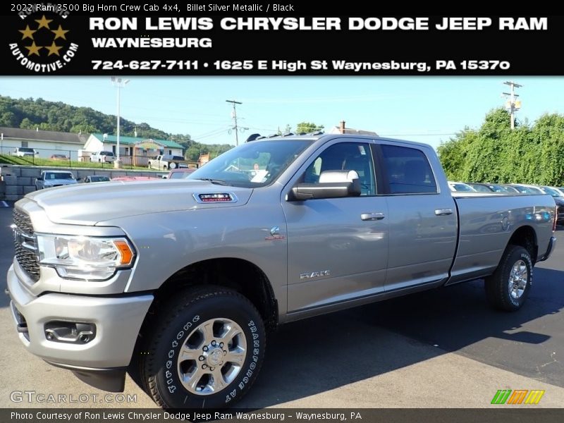 Billet Silver Metallic / Black 2022 Ram 3500 Big Horn Crew Cab 4x4
