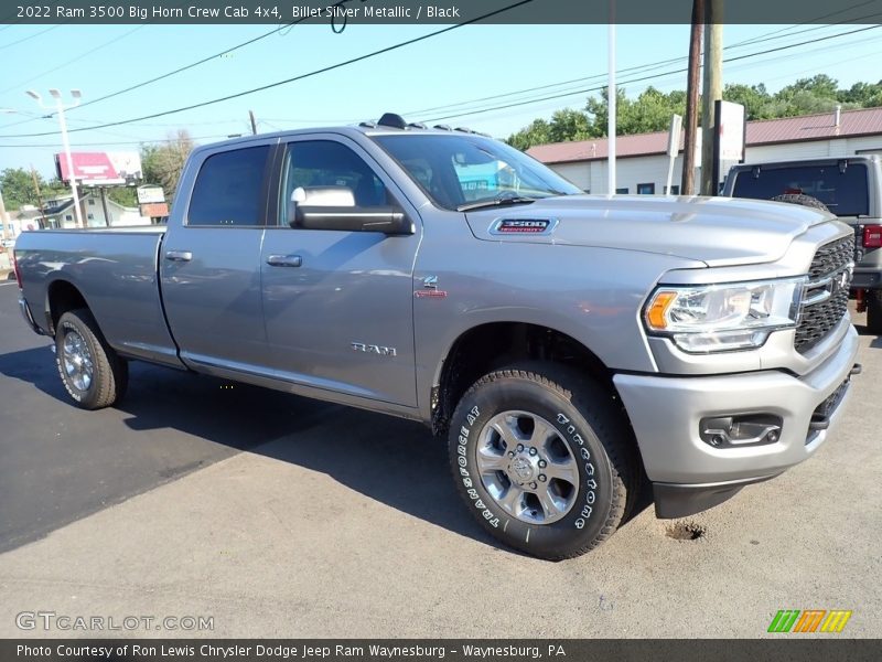 Billet Silver Metallic / Black 2022 Ram 3500 Big Horn Crew Cab 4x4