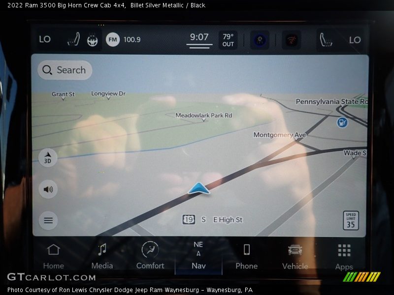 Billet Silver Metallic / Black 2022 Ram 3500 Big Horn Crew Cab 4x4