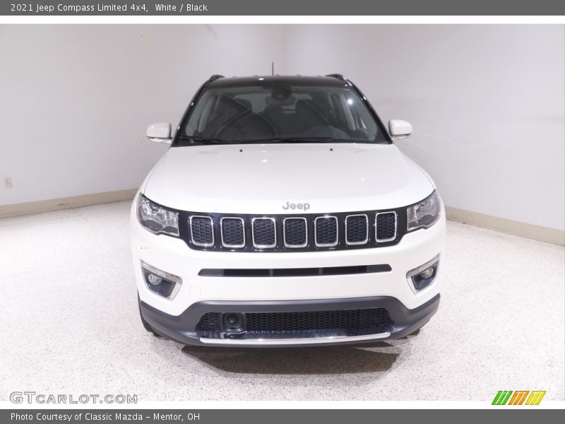 White / Black 2021 Jeep Compass Limited 4x4