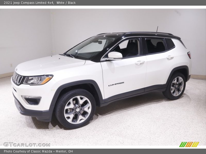 White / Black 2021 Jeep Compass Limited 4x4