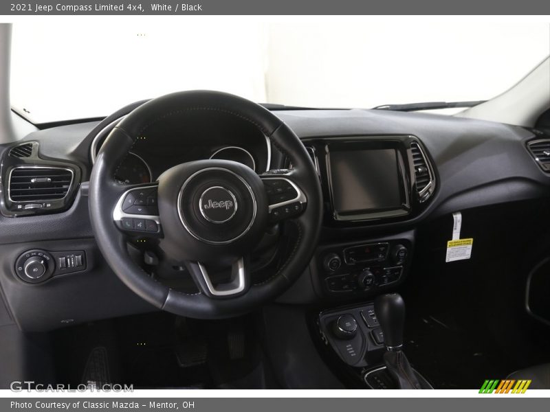 White / Black 2021 Jeep Compass Limited 4x4