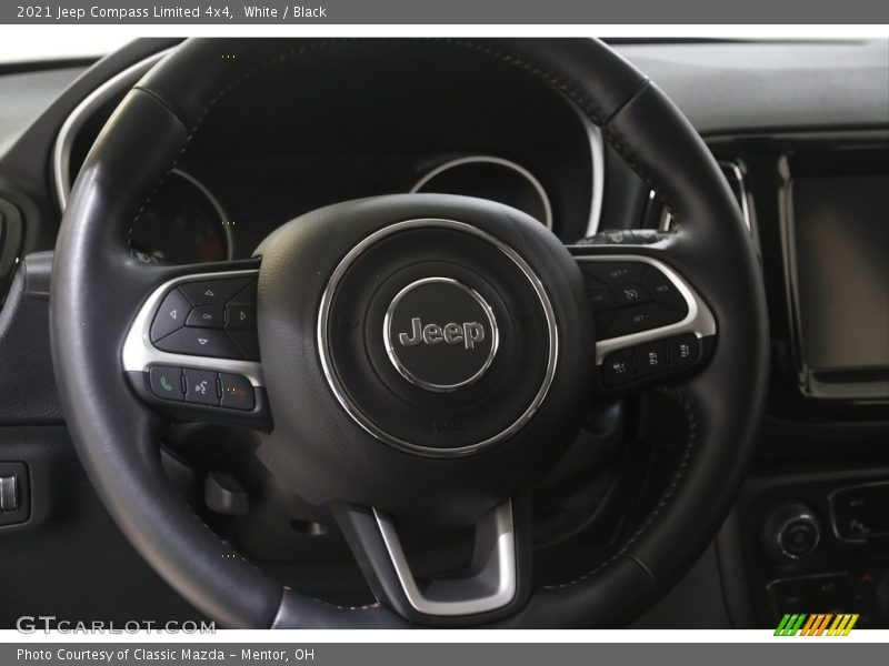 White / Black 2021 Jeep Compass Limited 4x4