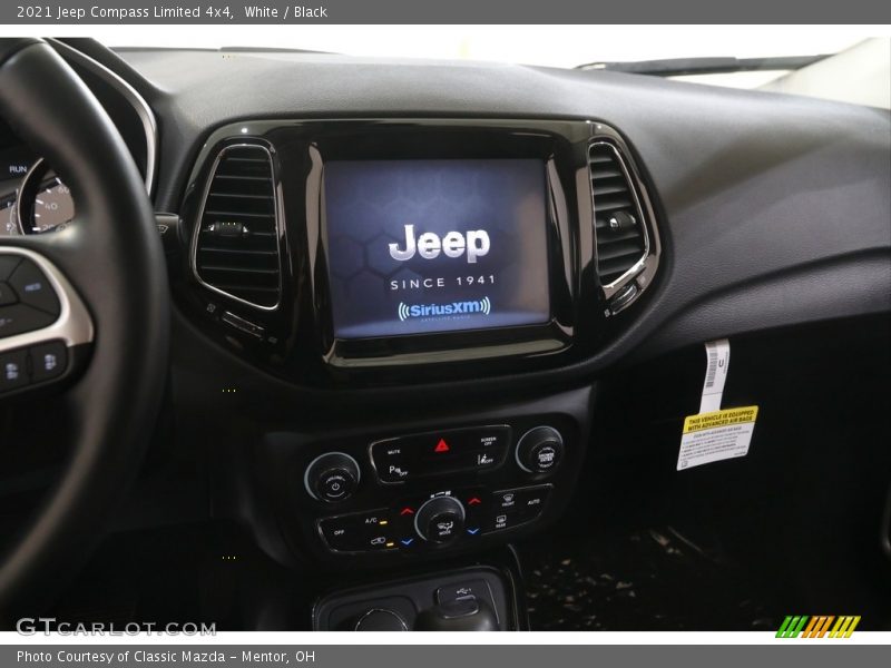 White / Black 2021 Jeep Compass Limited 4x4