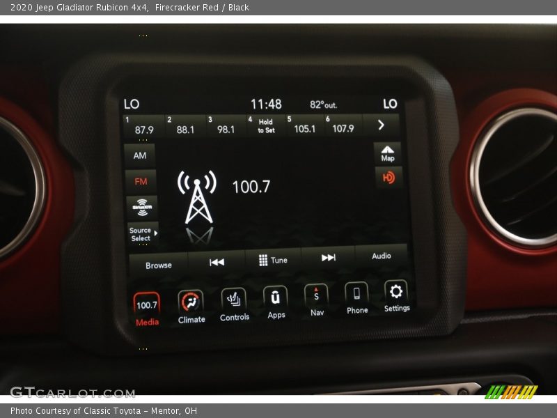 Firecracker Red / Black 2020 Jeep Gladiator Rubicon 4x4