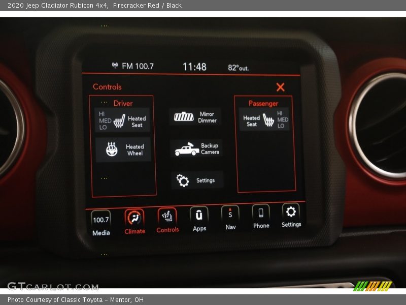 Firecracker Red / Black 2020 Jeep Gladiator Rubicon 4x4