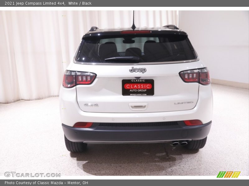 White / Black 2021 Jeep Compass Limited 4x4