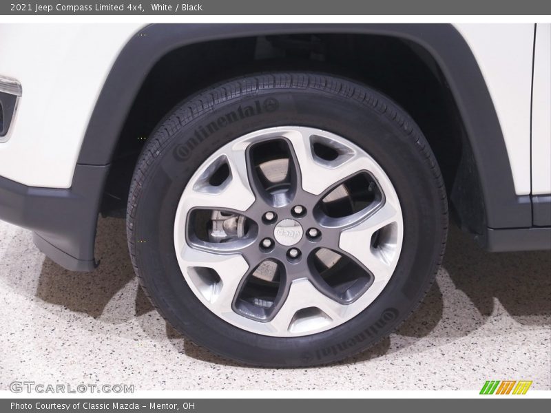 White / Black 2021 Jeep Compass Limited 4x4