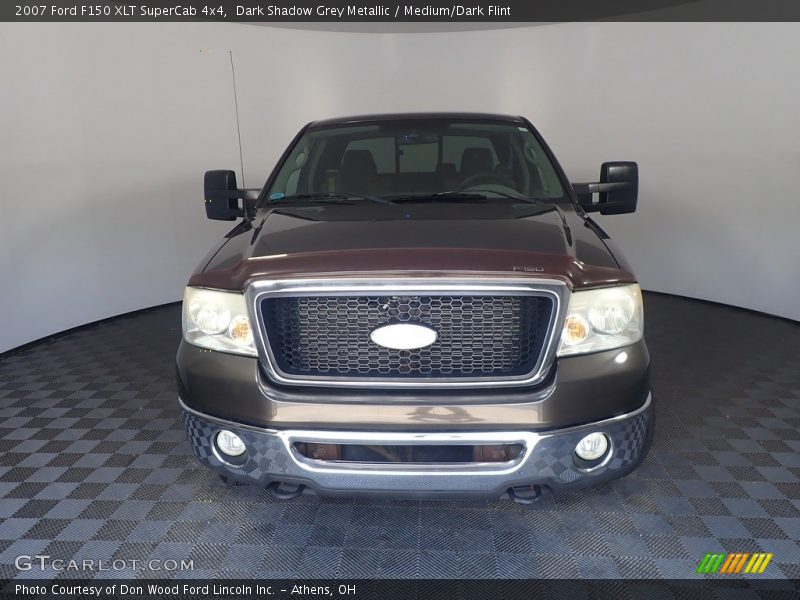 Dark Shadow Grey Metallic / Medium/Dark Flint 2007 Ford F150 XLT SuperCab 4x4