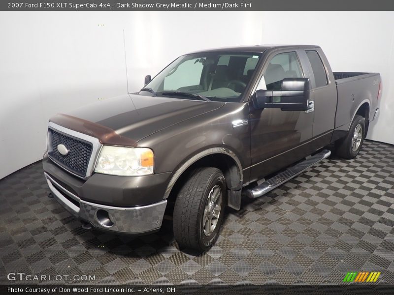 Dark Shadow Grey Metallic / Medium/Dark Flint 2007 Ford F150 XLT SuperCab 4x4