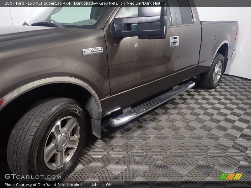 Dark Shadow Grey Metallic / Medium/Dark Flint 2007 Ford F150 XLT SuperCab 4x4