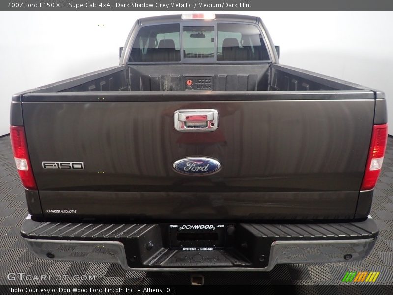 Dark Shadow Grey Metallic / Medium/Dark Flint 2007 Ford F150 XLT SuperCab 4x4