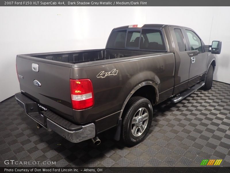 Dark Shadow Grey Metallic / Medium/Dark Flint 2007 Ford F150 XLT SuperCab 4x4