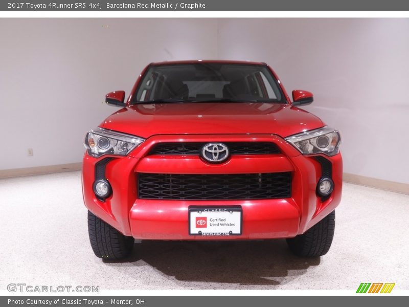 Barcelona Red Metallic / Graphite 2017 Toyota 4Runner SR5 4x4