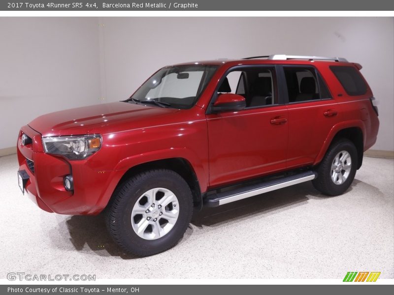 Barcelona Red Metallic / Graphite 2017 Toyota 4Runner SR5 4x4