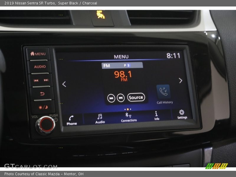 Audio System of 2019 Sentra SR Turbo