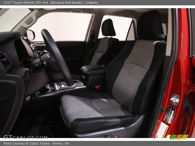 Barcelona Red Metallic / Graphite 2017 Toyota 4Runner SR5 4x4