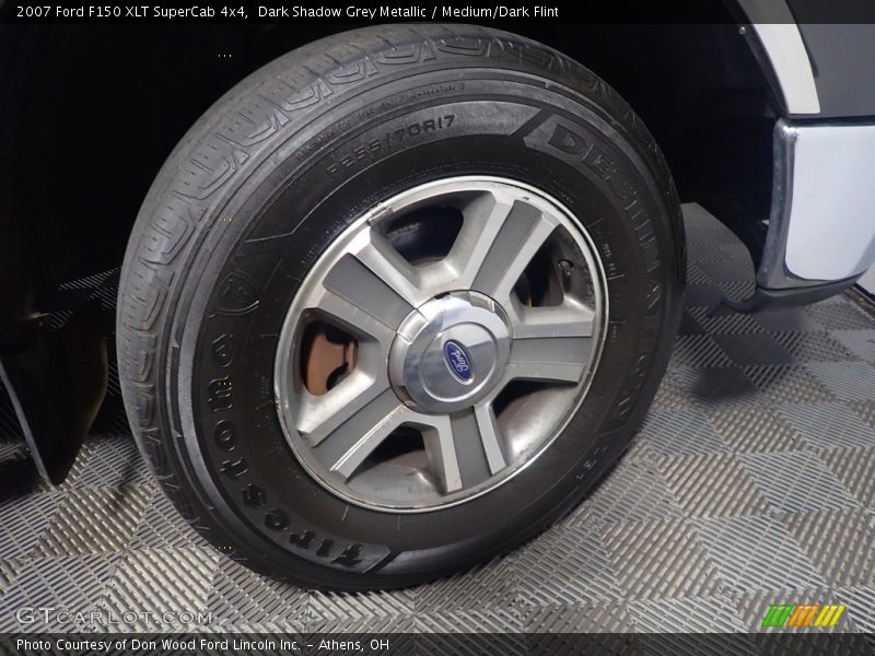Dark Shadow Grey Metallic / Medium/Dark Flint 2007 Ford F150 XLT SuperCab 4x4