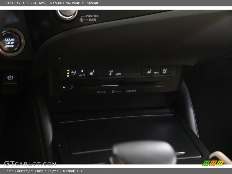 Nebula Gray Pearl / Chateau 2021 Lexus ES 250 AWD