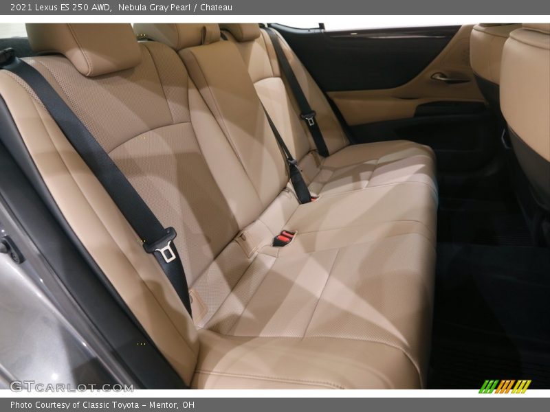 Nebula Gray Pearl / Chateau 2021 Lexus ES 250 AWD