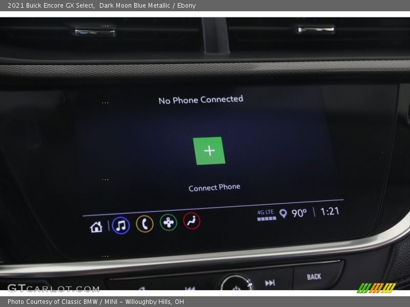 Dark Moon Blue Metallic / Ebony 2021 Buick Encore GX Select