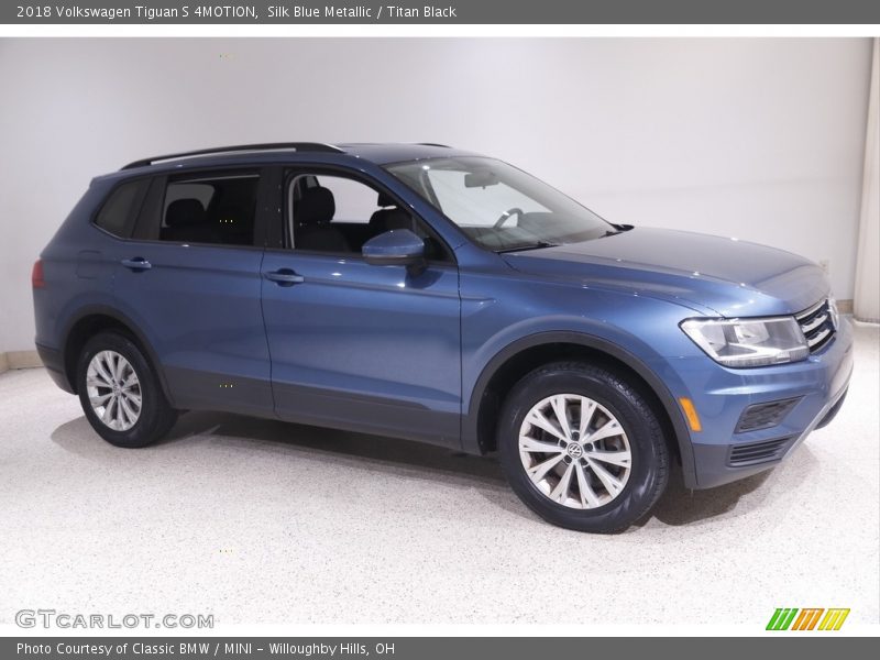 Silk Blue Metallic / Titan Black 2018 Volkswagen Tiguan S 4MOTION