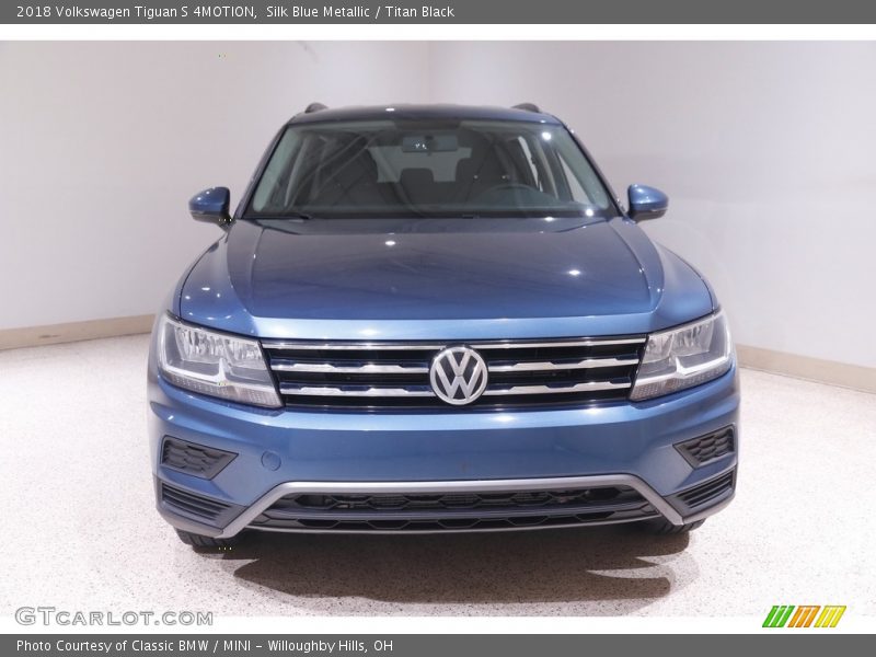 Silk Blue Metallic / Titan Black 2018 Volkswagen Tiguan S 4MOTION