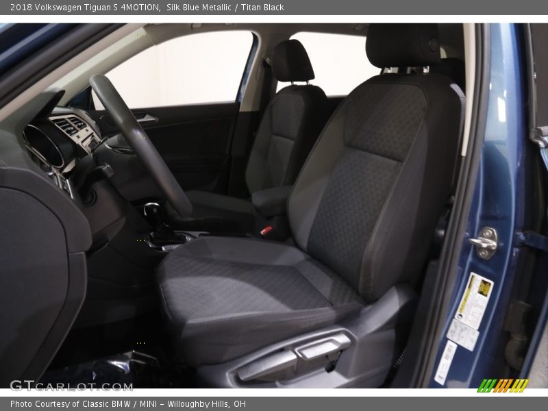 Silk Blue Metallic / Titan Black 2018 Volkswagen Tiguan S 4MOTION
